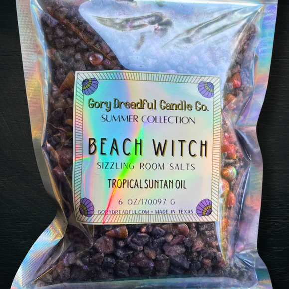 Beach Witch Sizzling Room Salt Crystal Potpourri: Nostalgic Tropic Suntan Oil - Picture 6 of 11